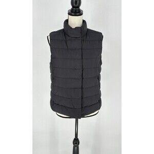 Uniqlo‎ Vest Womens Black Puffer Ultra Light Down Full Zip Winter  Size Small